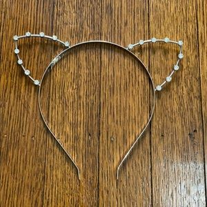 Metal cat ear headband